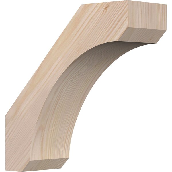 Ekena Millwork 3 1/2"W x 10"D x 10"H Legacy Smooth Knee Brace, Douglas Fir BRC04X10X10LEC00SDF - main